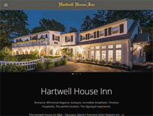 Tablet Screenshot of hartwellhouseinn.com